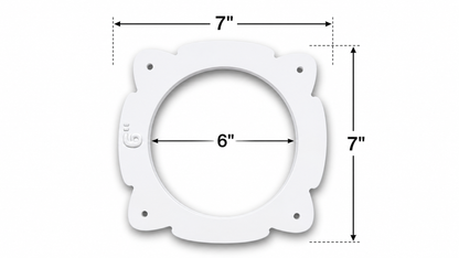 Spacer(anillas) para bocinas de 6" en puertas de fabrica en PVC