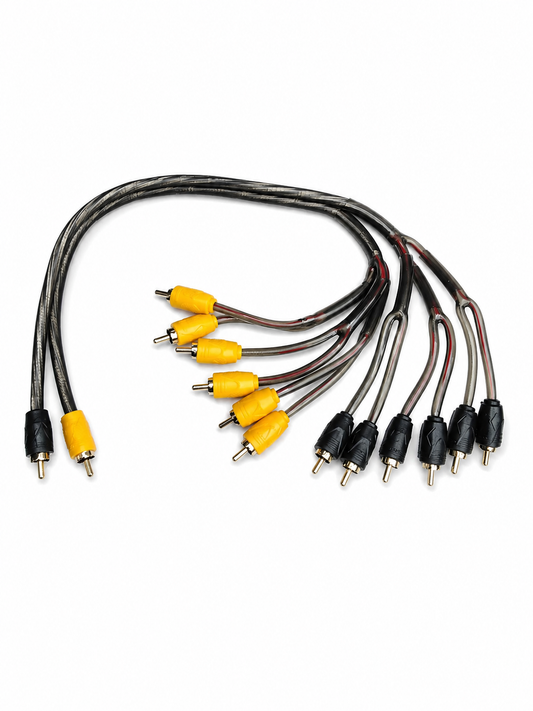 CABLE DISTRIBUIDOR RCA PARA 6 PREAMPS