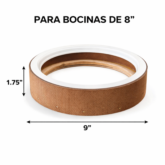 Anilla con borde y tapa